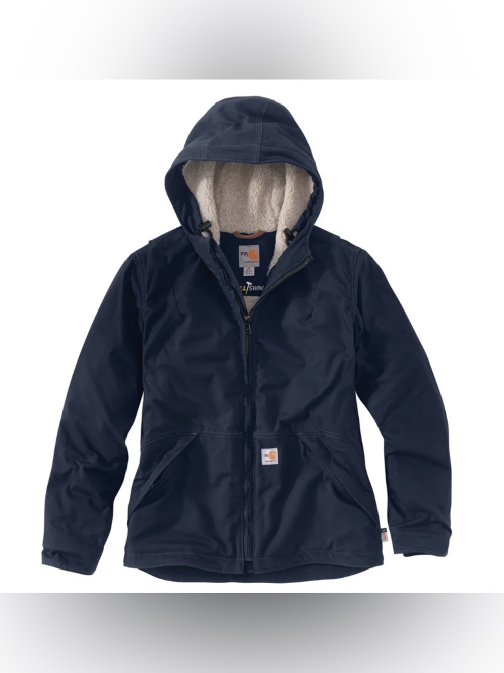 Carhartt FR Full Swing Quick Duck Sherpa-Lined Flame Resistant Hooded Jacket XXL